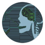 lit logicskull sticker