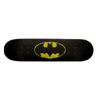 Lite-Brite Bat Emblem Skate Deck