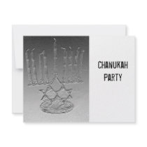 Lite the Chanukah candles invitations by Debrene Lite the Chanukah candles invitations