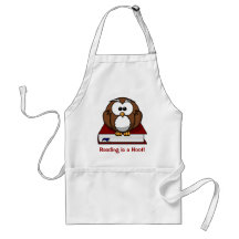 Literacy Awareness: Reading is a Hoot Apron