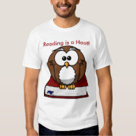 Literacy Awareness: Reading is a Hoot Tshirt
