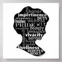 Literary Austen Cameo posters