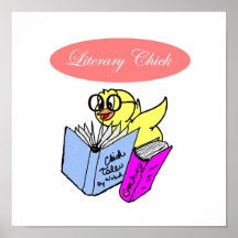 Literary Chick Poster
