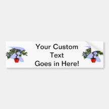 Literati Maple Bonsai Graphic Image Bumper Stickers