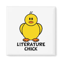 Literature Chick magnets by chicktshirts8 Literature Chick magnets