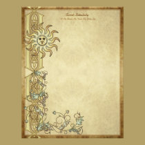 Litha Sun Art Stationery letterhead