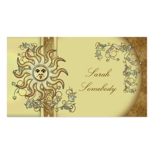 Litha Sun Profile or Business Card (front side)