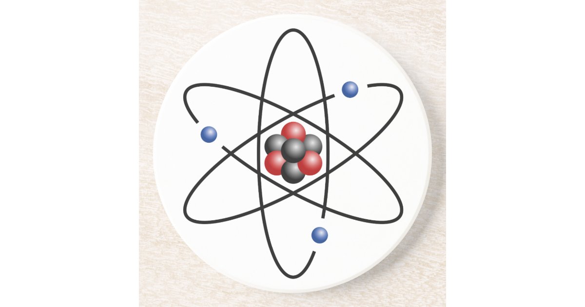 Lithium Atom Chemical Element Li Atomic Number 3 Coaster ...