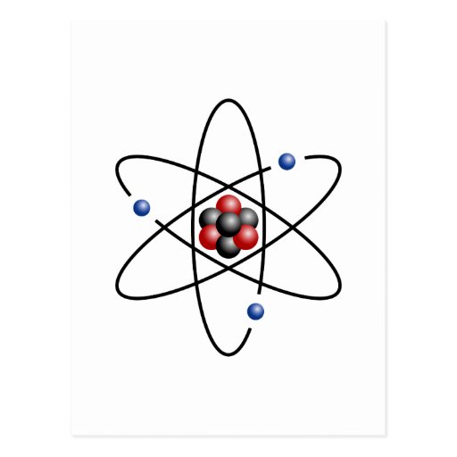 lithium-atom-chemical-element-li-atomic-number-3-postcard-zazzle