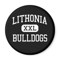 Lithonia - Bulldogs - High - Lithonia Georgia magnets by customteamsportswear Lithonia - Bulldogs - High - Lithonia Georgia magnets
