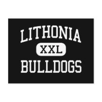 Lithonia - Bulldogs - High - Lithonia Georgia postcards by customteamsportswear Lithonia - Bulldogs - High - Lithonia Georgia postcards