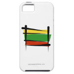 Lithuania Brush Flag iPhone 5 Case