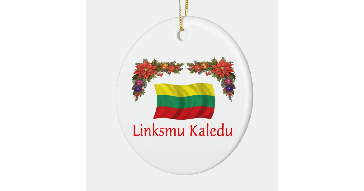 lithuania christmas ceramic ornament zazzle lithuania christmas ceramic ornament zazzle