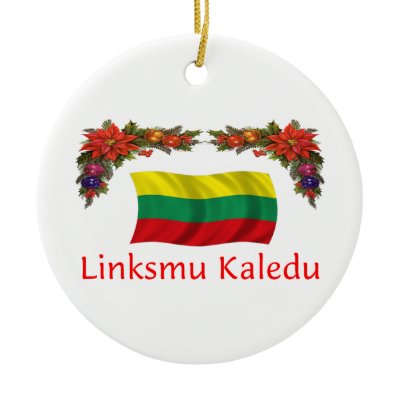 Lithuania Christmas Christmas Ornament