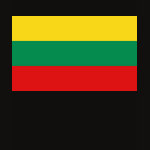 Lithuania Flag Map Spaghetti Top