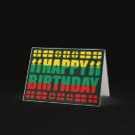Lithuania Flag Birthday Card