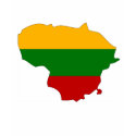 Lithuania flag map t-shirts by FlagStore Lithuania flag map t-shirts