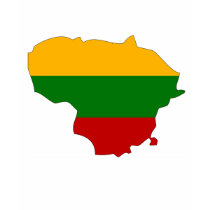 Lithuania flag map t-shirts by FlagStore Lithuania flag map t-shirts