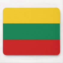 Lithuania Flag Mousepad by FlagAndMap Lithuania Flag Mousepad
