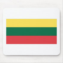 Lithuania Flag mousepads by worldflagtshirts Lithuania Flag mousepads