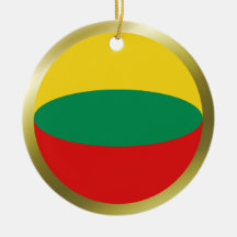 Lithuania Flag Ornament