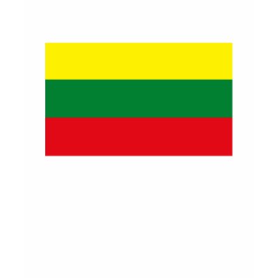 Lithuania Flag T-shirt by FlagTshirts