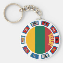 Lithuania Flags Key Chain
