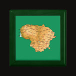Lithuania Map Gift Box gift boxes