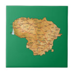 Lithuania Map Tile