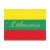 lithuania, flag, postcard, national, travel,