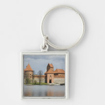 Lithuania, Trakai. Island Castle 2 Key Chains