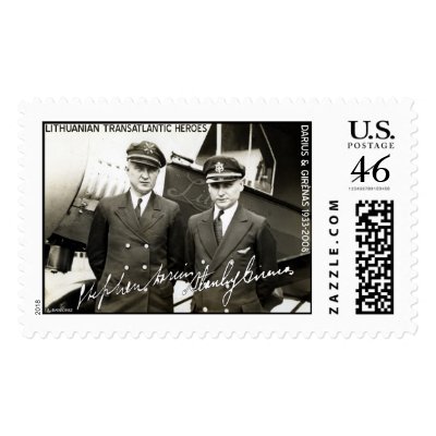 Lithuanian Pilots Darius & Girenas Postage