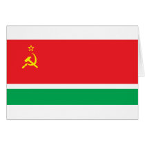Lithuanian SSR Flag cards