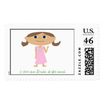 litle girl stamps