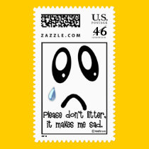Litter Sad Postage postage