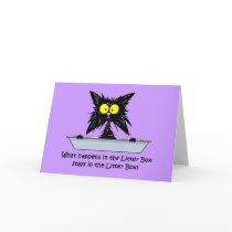 Litterbox Cat cards by tuffkittydesigns Litterbox Cat cards