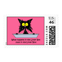 Litterbox Cat Postage