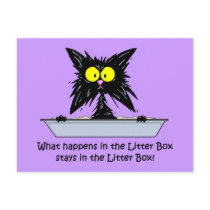 Litterbox Cat Postcards