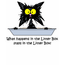 Litterbox Cat t-shirts by tuffkittydesigns Litterbox Cat t-shirts