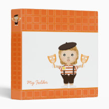 Little Actress Girl Folder Vinyl Binders
