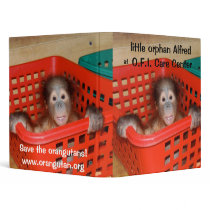 Little Alfred -  Baby Orangutan Binders