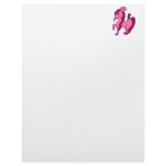 little alien on pink pony customized letterhead
