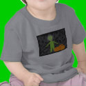 Little Alien with Pumkins t-shirts