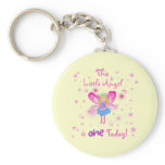 Little Angel 1st Birthday Tshirts and Gifts Keychain
