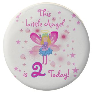 Little Angel 2nd Birthday Dipped Oreos Chocolate Dipped Oreo