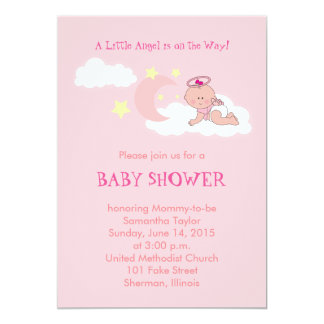 Angel Baby Shower Invitations amp; Announcements Zazzle Angel Baby Shower Invitations amp; Announcements Zazzle