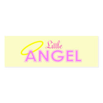 Little Angel Bookmark business cards by turtlepig Little Angel Bookmark business cards