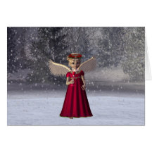 Little Angel Christmas Card