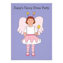 Little Angel Fancy Dress Party Invitation invitations