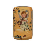 Little Angel Feeding Birds Blackberry Cases